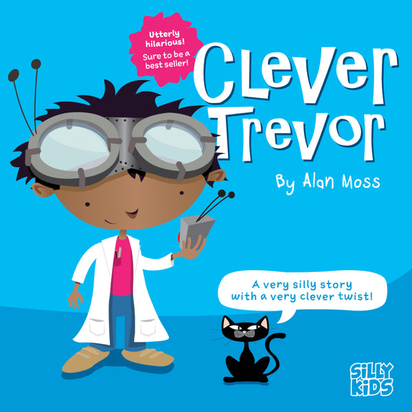 Front cover and price for children’s illustrated book Clever Trevor
