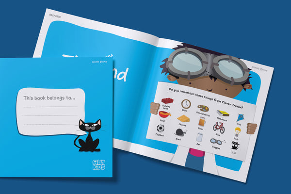 Children’s picture book for 4,5 and 6 year olds Clever Trevor cover and spreads